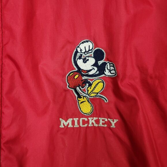 Vtg 90s Disney Jacket XL‎ Embroidered Mickey Mouse Disney World Outdoors Classic - Picture 3 of 14
